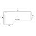 PL182L 71" PORKCHOP CREDENZA-LEFT- ESPRESSO