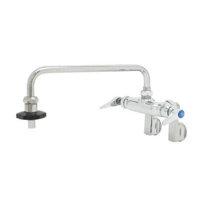 T&S Brass B-0235-12FS-35A Double Pantry Faucet Wall Mount