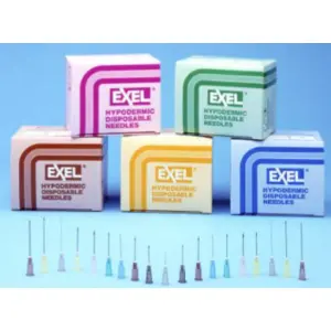 Needle, Hypo, 19g x 1" w/o safety Excel 26424, 100/bx