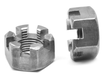 4" - 4 HEAVY HEX SLOTTED NUT MEDIUM CARBON STEEL HRC 32 MAX PLAIN