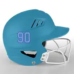 2 Color Custom Font Die Cut Number Decals