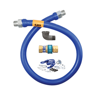 Dormont Manufacturing 16125BPQR24 Dormont Blue Hose Moveable Gas Connector 1-1/4" Dia.