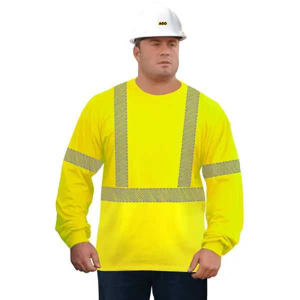 AGO HV169 - Oratex ARC/FR Long Sleeve T-Shirt - High-Vis Yellow