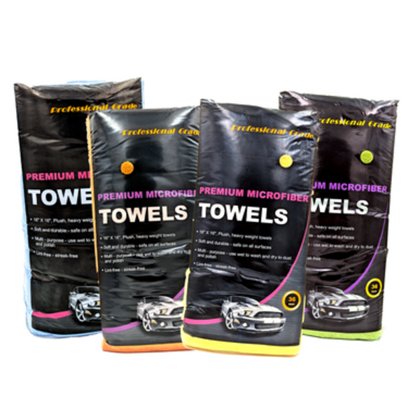 Micro Fiber Towel 16X16 36pack