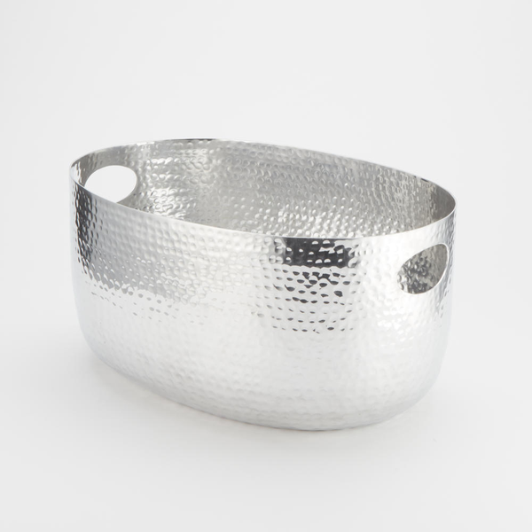 Hammered Aluminum Beverage Tubs and Trays