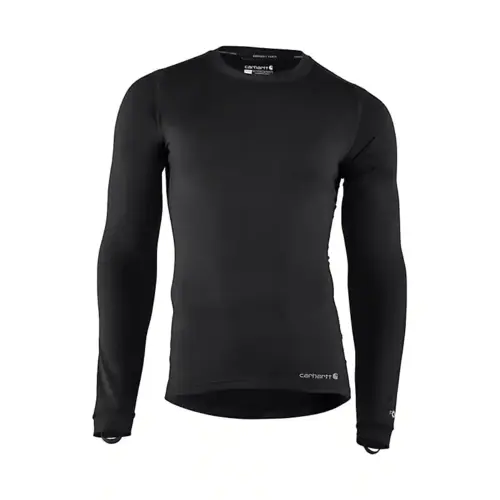 CARHARTT BL266 - Force Heavyweight Stretch Base Layer Crewneck - Black