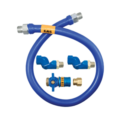 Dormont Manufacturing 16100BPCF2S24 Dormont Blue Hose Moveable Gas Connector Hose Assembly 1" Dia.