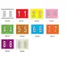 Kardex PSF-138 Compatible Numeric Label Rolls