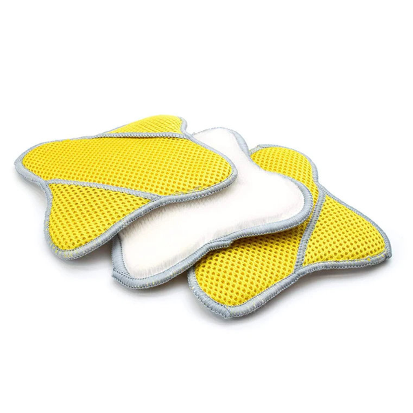 Scrub Ninja Star Scrubber (White/Gray) 7" X 7"
