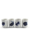 Midnight Blue Cat Cup Set
