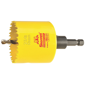 STARRETT ADCH0238 2-3/8'' (60mm) NVP Deep Cut Bi-Metal Hole Saw with Arbor