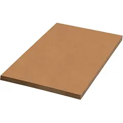 43 X 96 ECT32 CORRUGATED SHEET, SCORE 2.5" FROM EDGE