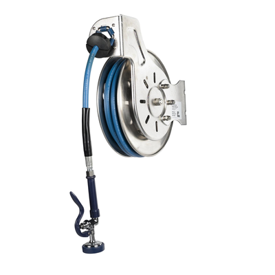 T&S Brass B-7132-01 Hose Reel System Open