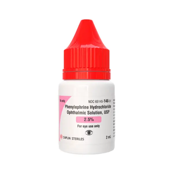 Phenylephrine 2.5%, 2ml Caplin NDC 65145014801