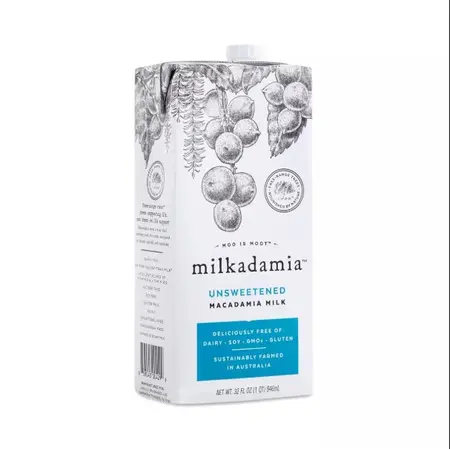 MACADAMIA MILK UNSWEETENED | 6/32 FZ