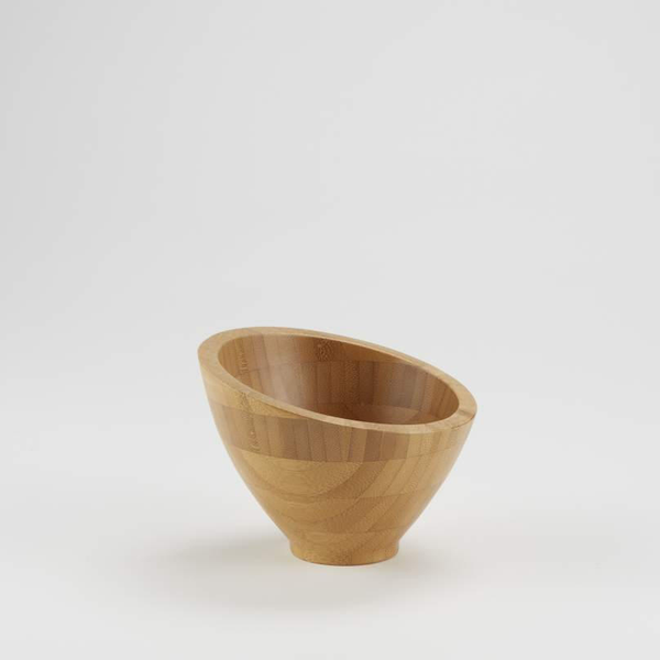 Angled Bamboo Bowls