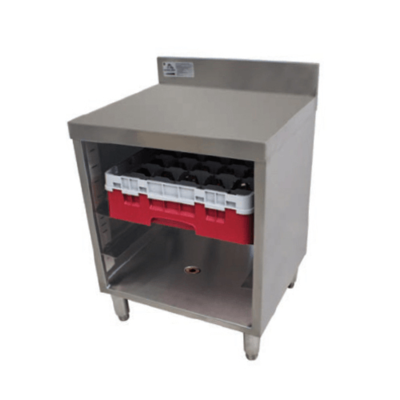 Advance Tabco CRCR-24 Underbar Basics Closed Glass Rack Cabinet 