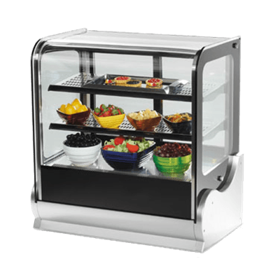Vollrath 40862 36" Cubed Glass Refrigerated Display Cabinet