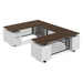 RISUD1003 RISER SERIES - 30" x 60" U-Shape Desk w/Modesty Panels