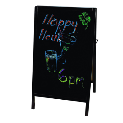 Winco MBAF-4 Dual-Sided Sidewalk Marker Board