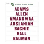 Camp Identification Sticker Sheets