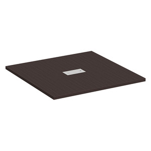 PL139T SQUARE 47X47 INSERT TOP- ESPRESSO