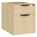 PL107 BOX/FILE HANGING PEDESTAL - Maple