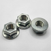 M16 - 2 DIN 6923 HEX FLANGE NUT CLASS 10 ZINC TRIVALENT CLEAR