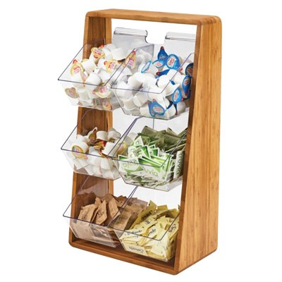 Cal-Mil 3569-6-60 13-1/4"W x 7"D x 23-1/4"H Condiment Organizer