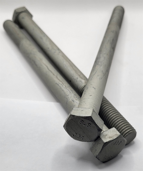 M16 - 2 X 220MM ISO 4014 PT HEX HEAD CAP SCREW 8.8 MAGNI 565 GREY