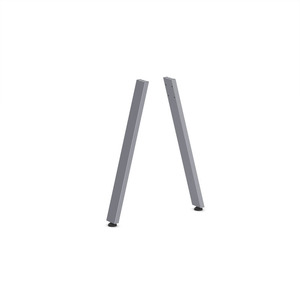 PLTVAMETLEG VA METAL LEG PAIR- SILVER