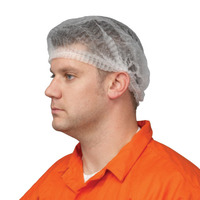 FSE 630-500 21 In Bouffant Caps (1000/Case), Foodservice Grade