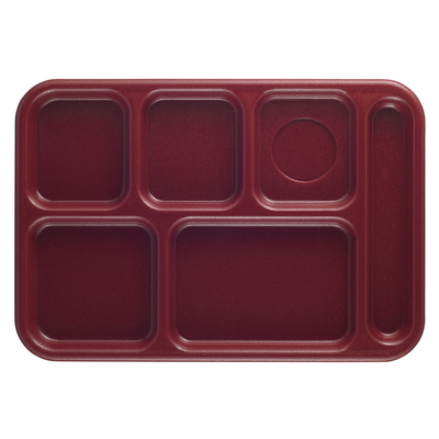 Cambro 10146CW416 Camwear School Tray 6-Compartment