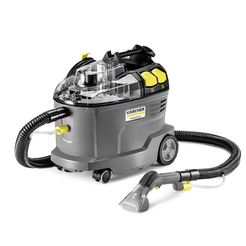 New Karcher Puzzi™ 8/1 C, with 98-inch spray hose with integrated water feed and hand tool
