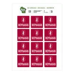 Laundry Bag ID Heat Press Label Sheets