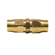 Polyurethane Brass Hose Splicer (3/8 Barb, 3/8" Barb) Bulk Packed