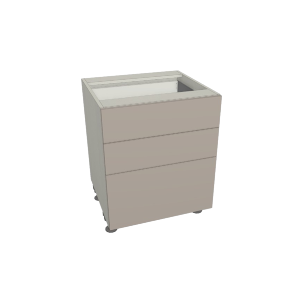 Capri Base 3 Drawers 27" x 34.5" x 23.75"
