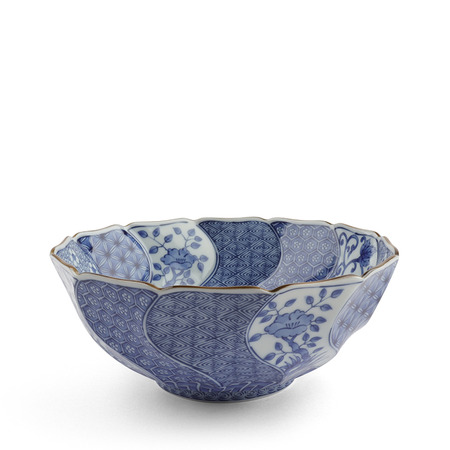 Blue & White Bowl Sometsuke 8.5"