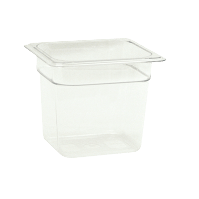 Thunder Group Plpa8166 1/6-Size 6"D Polycarbonate Food Pan
