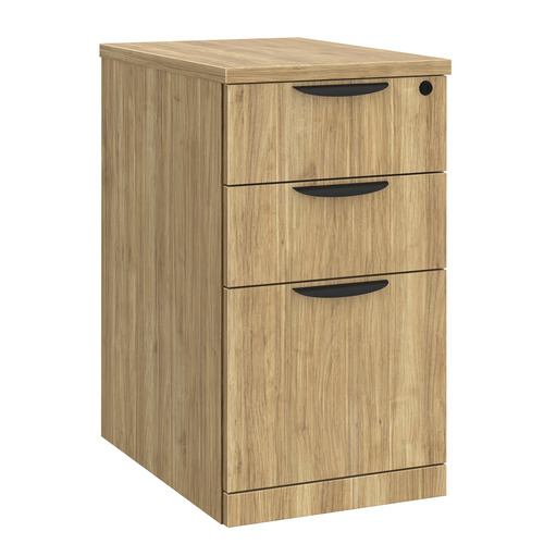 Classic Locking Mobile Pedestals - 3 Drawer in Aspen