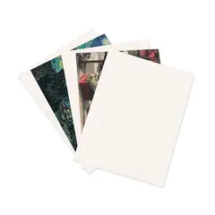 8.5 X 11" .050 THICK WHITE CHIPBOARD, COATED 2 SIDES, 414/CS
