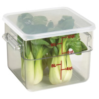 Cambro 12SFSCW135 Camwear 12 qt. Clear CamSquare Containers