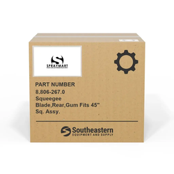 Squeegee Blade,Rear,Gum Fits 45" Sq. Assy.