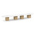 20' Classic Boat Shape Conference Table with Cube Base - White Top, Aspen Base