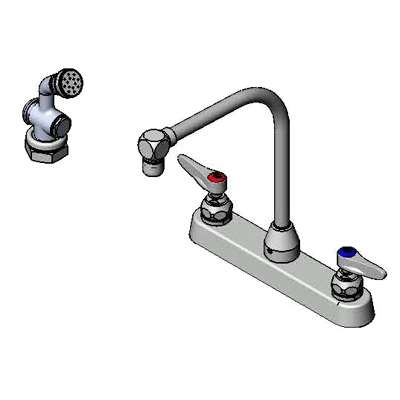 T&S Brass B-1173-101-48H Faucet Workboard Deck Mount
