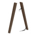 PLTECVARWLEG SINGLE POWER WOOD LEG- MODERN WALNUT