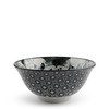 Bowl Ninja & Stars Black Black & White 6"