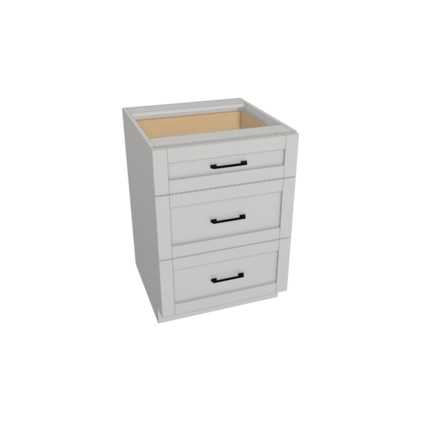 Providence Pure White Box Drawer Base Kit - 24” X 34 1/2”H X 24”D