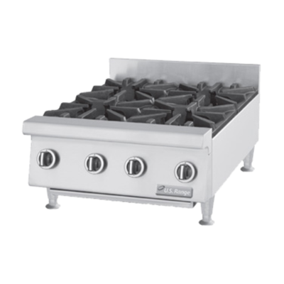 Garland UTOG24-4 Heavy Duty 4 Burner 24" Countertop Hotplate