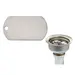 151A-BSPVD: Brushed Stainless Steel Basket Strainer (PVD)
